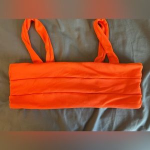 Bright Orange Bikini Top